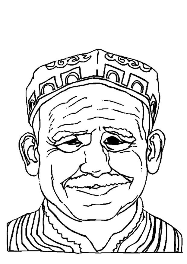 uomo anziano Disegno da colorare uomo anziano