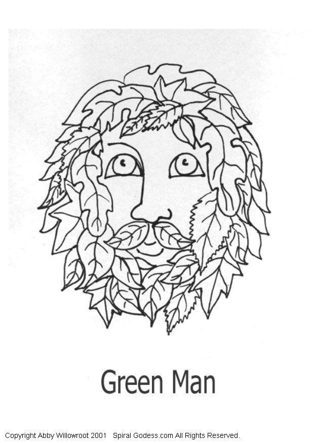 uomo verde Disegno da colorare uomo verde