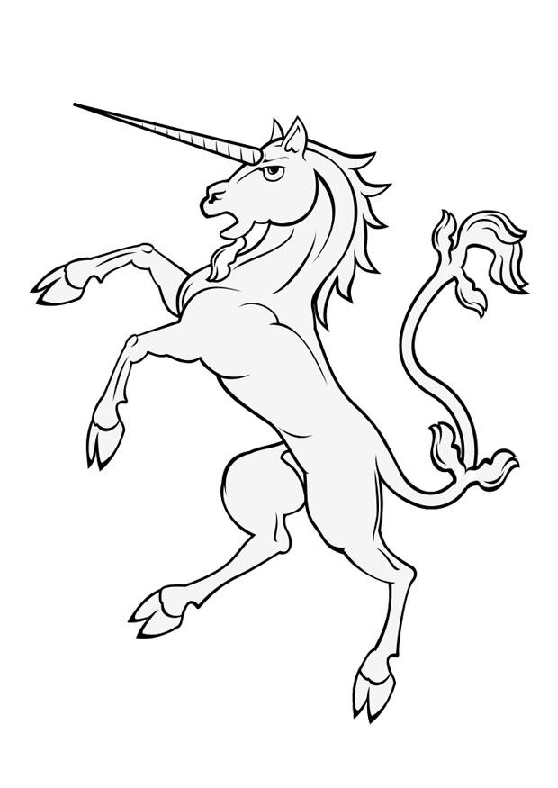 uonicorno Disegno da colorare uonicorno