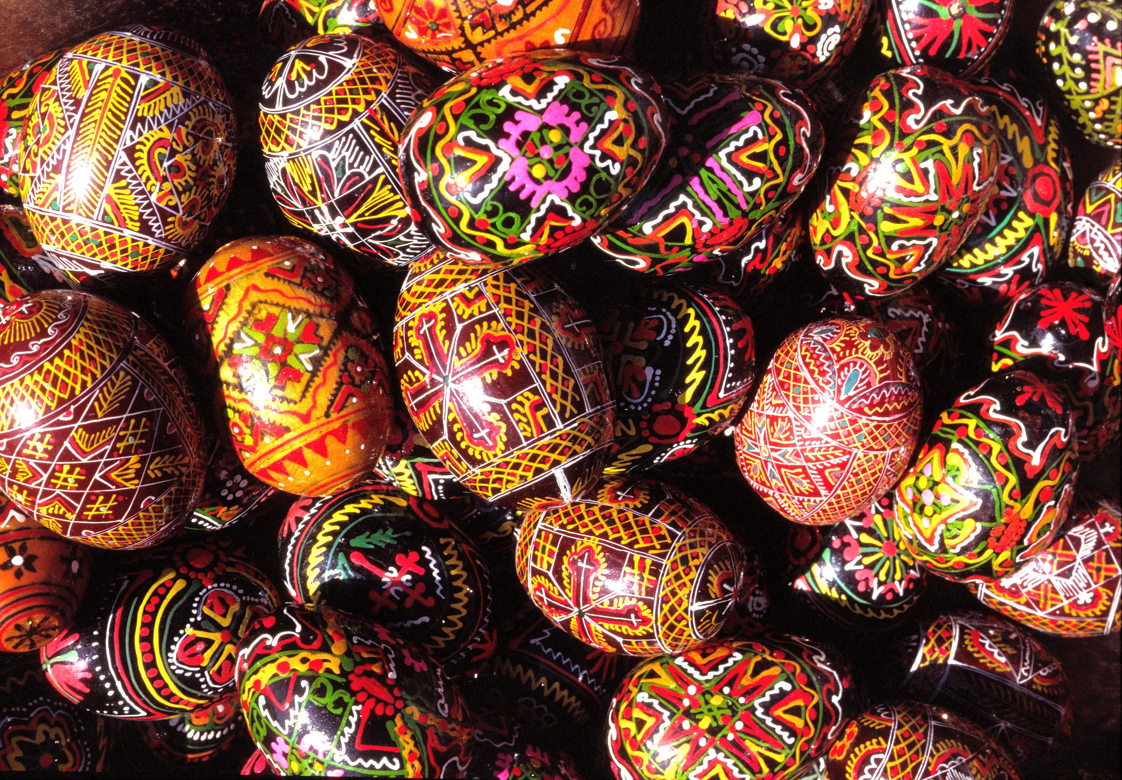 Foto uova di pasqua decorate