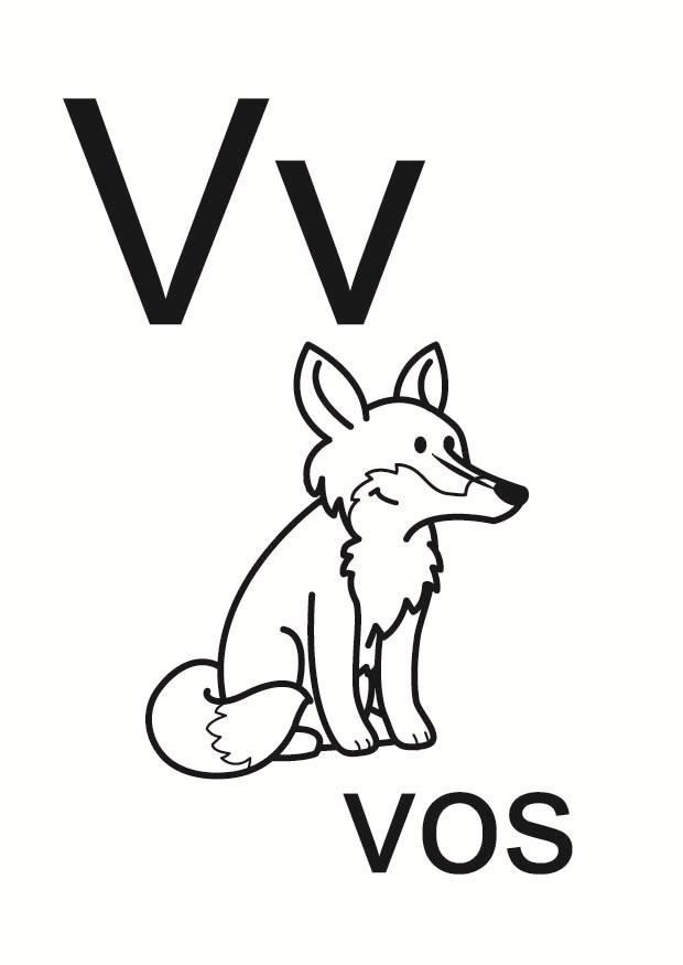v Disegno da colorare v