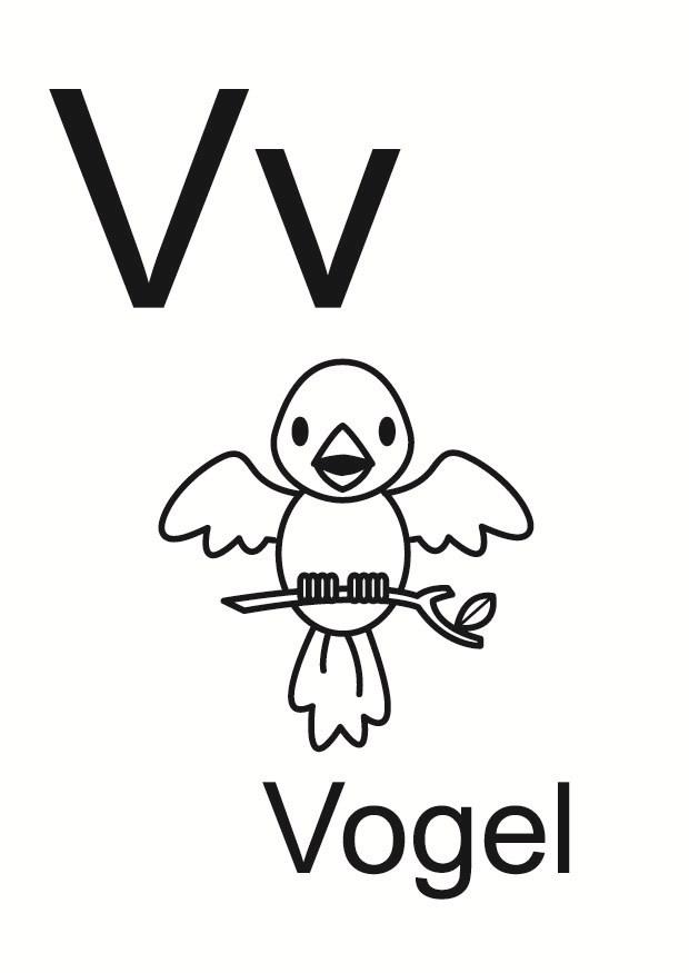v Disegno da colorare v
