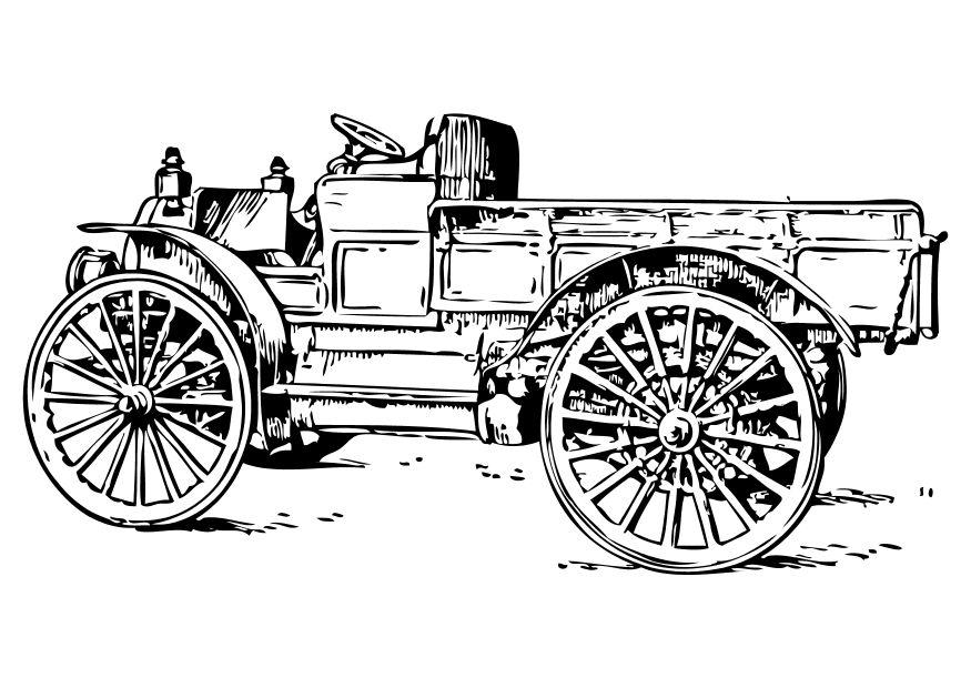vecchio camion Disegno da colorare vecchio camion