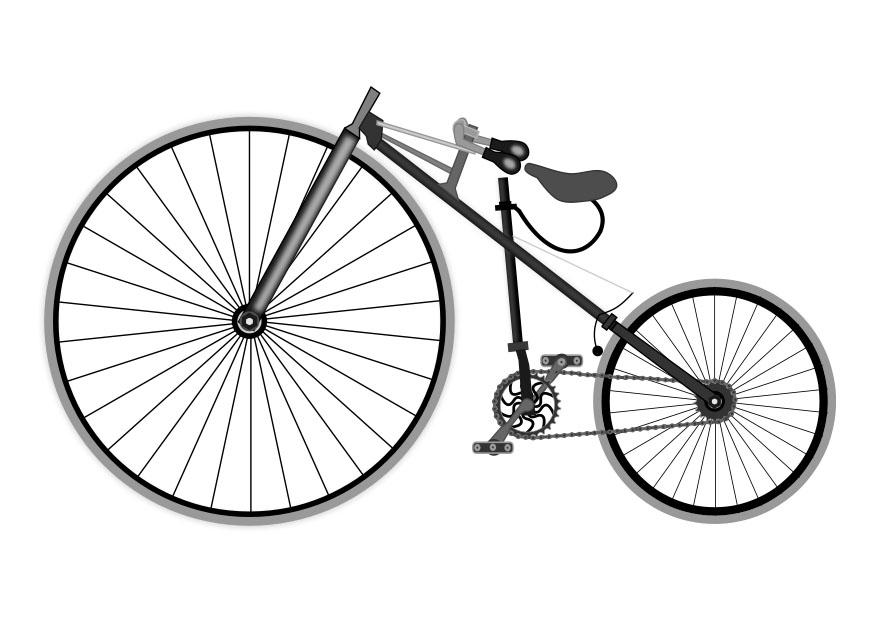 velocipede Disegno da colorare velocipede