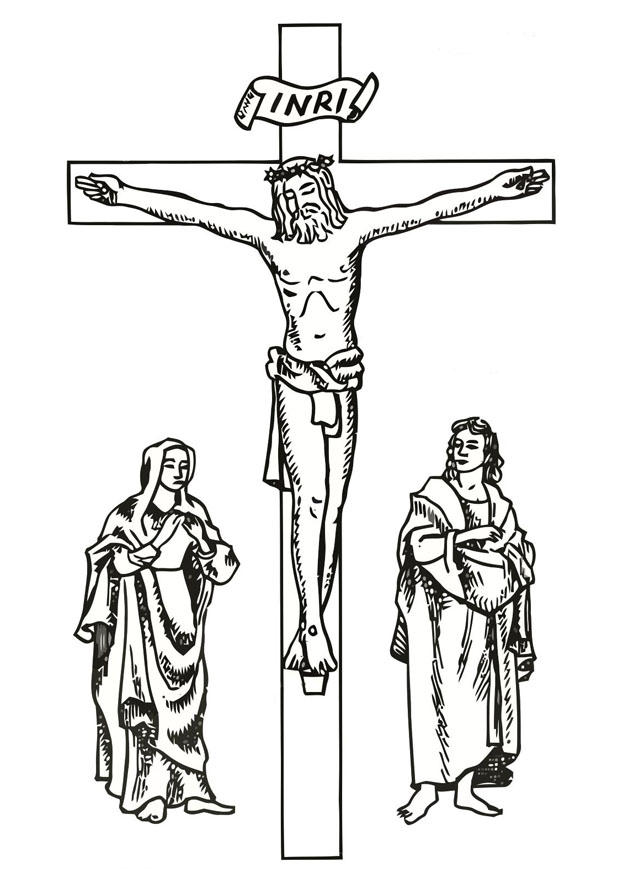 venerdA¬ santo Disegno da colorare venerdA¬ santo