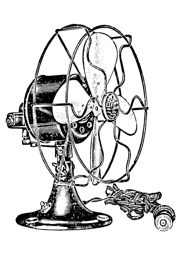 ventilatore Disegno da colorare ventilatore