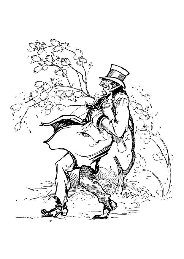 vento Disegno da colorare vento