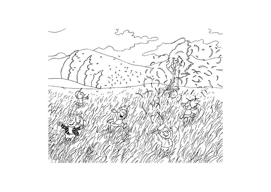 vento Disegno da colorare vento