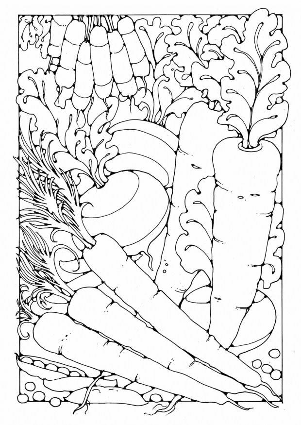 verdure Disegno da colorare verdure