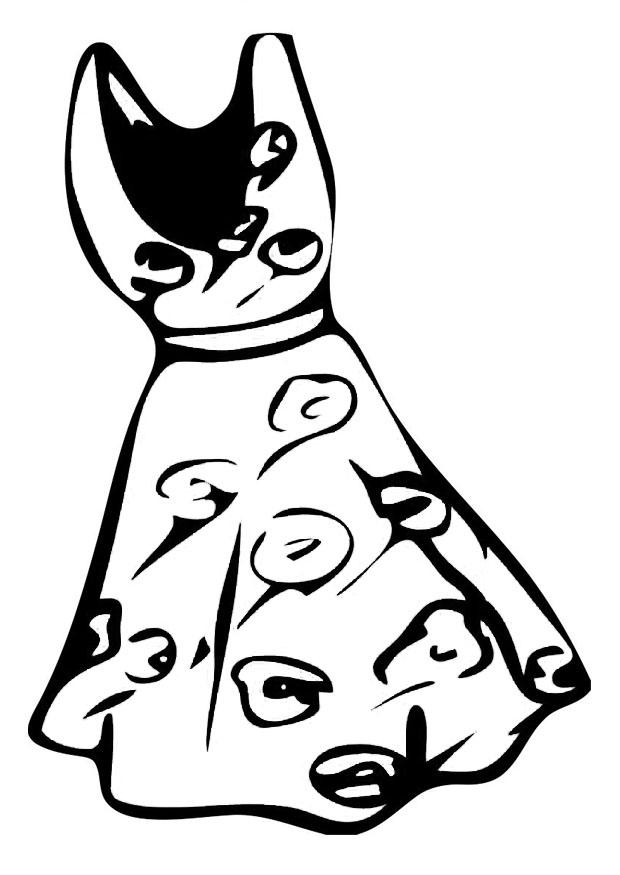 vestito Disegno da colorare vestito