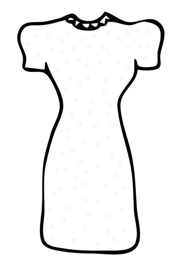 vestito Disegno da colorare vestito