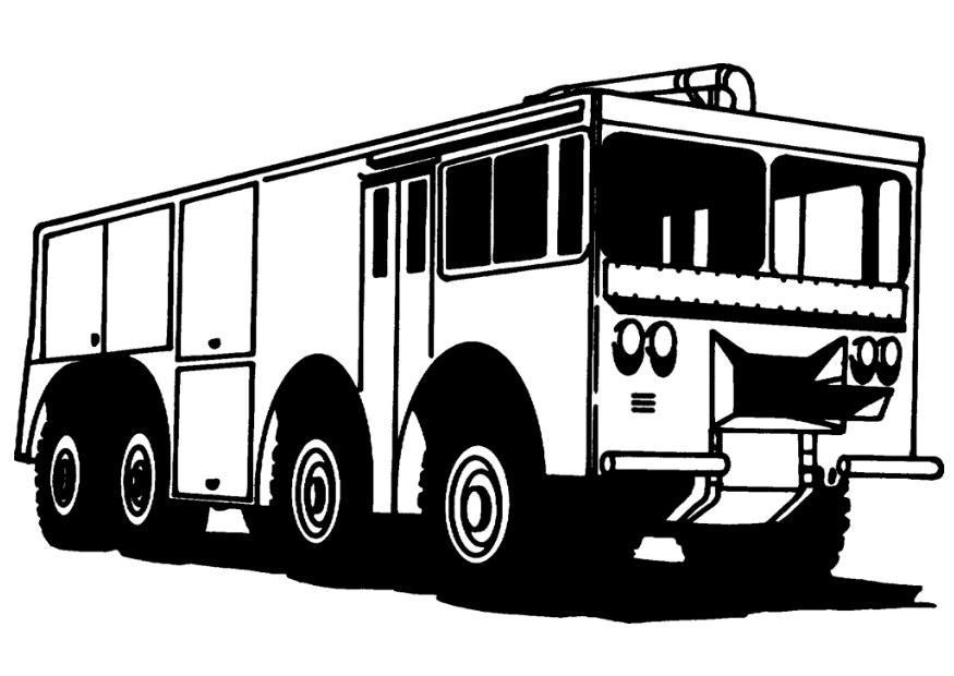 vigili del fuoco Disegno da colorare vigili del fuoco