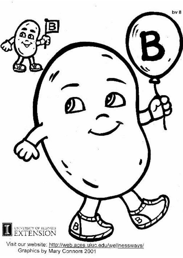 vitamina b Disegno da colorare vitamina b