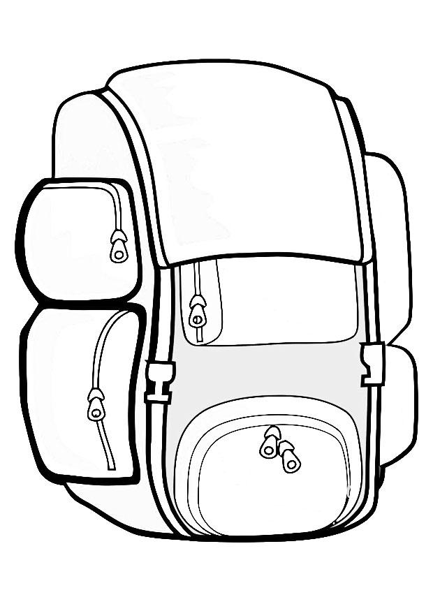 zaino Disegno da colorare zaino