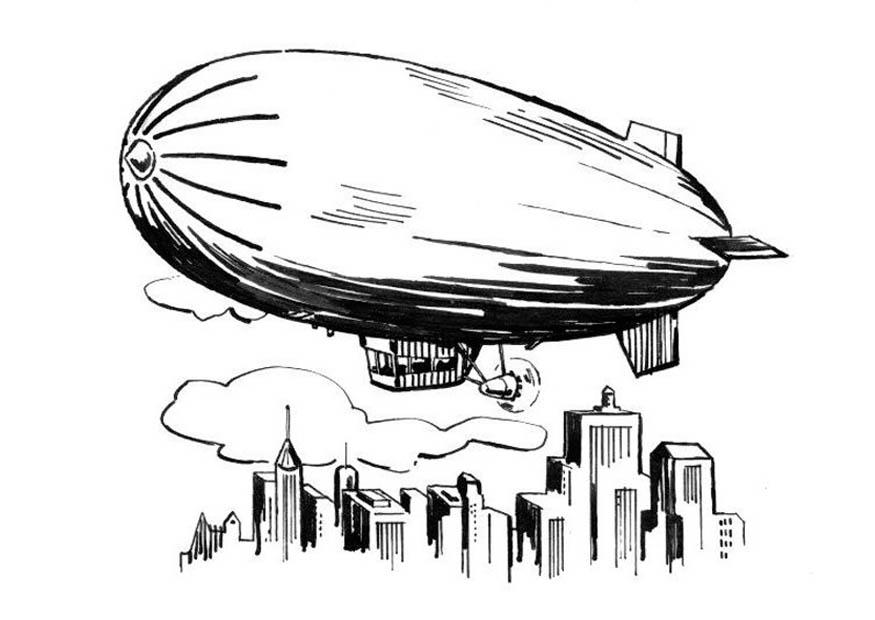 zeppelin Disegno da colorare zeppelin