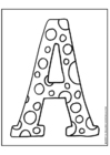 Disegno da colorare abc