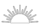 Disegno da colorare alba