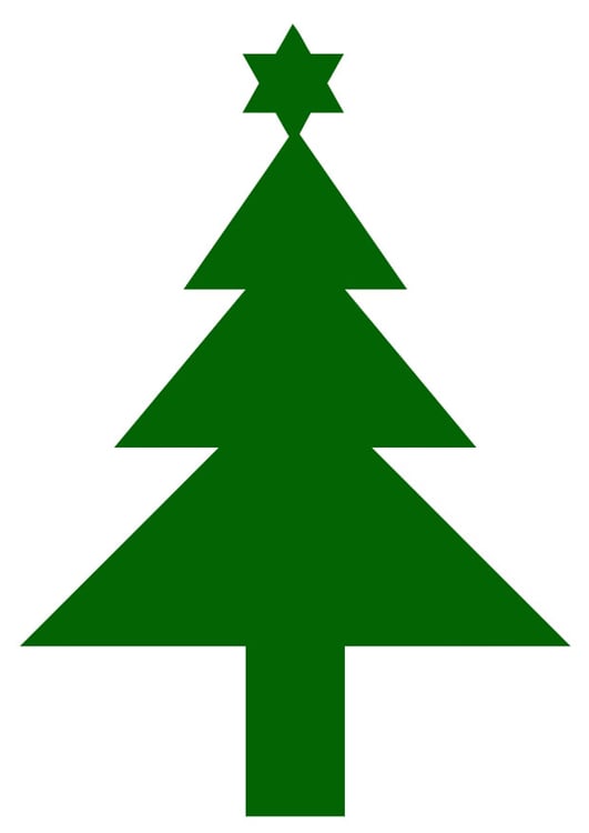 immagine albero di Natale con stella