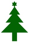 immagine albero di Natale con stella