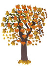 immagini albero in autunno