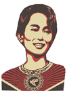 immagini Aung San Suu Kyi