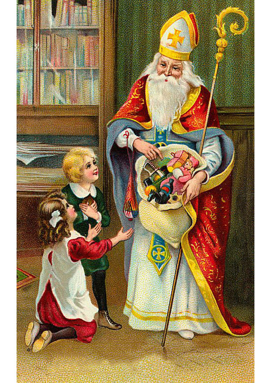 immagine bambini con San Nicola