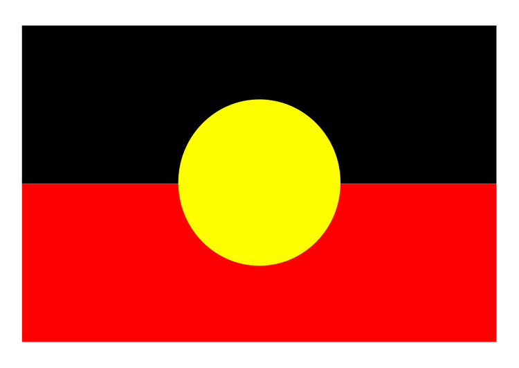 immagine bandiera aborigena
