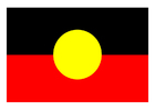 immagine bandiera aborigena