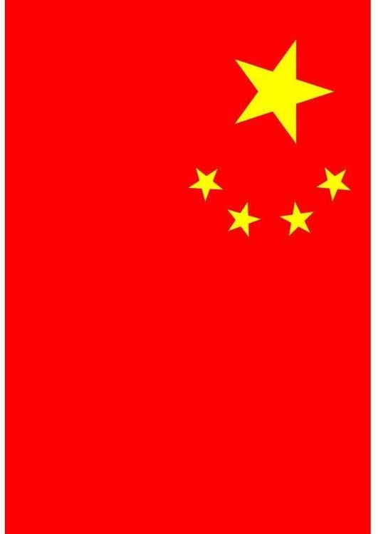 bandiera della Repubblica Popolare Cinese