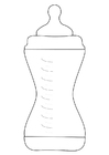 Disegno da colorare biberon