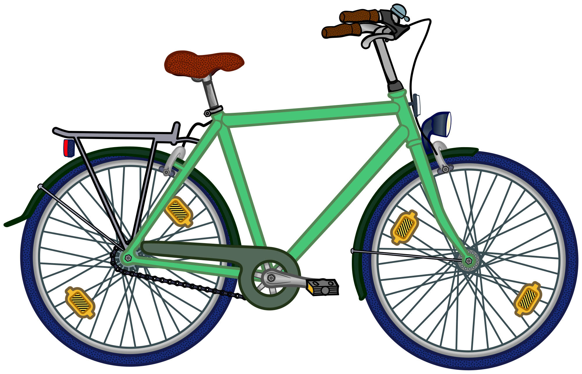 disegno bicicletta