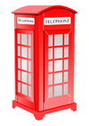 cabina telefonica inglese