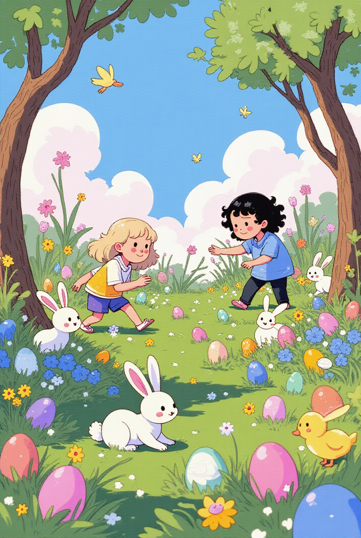 Caccia alle uova di Pasqua
