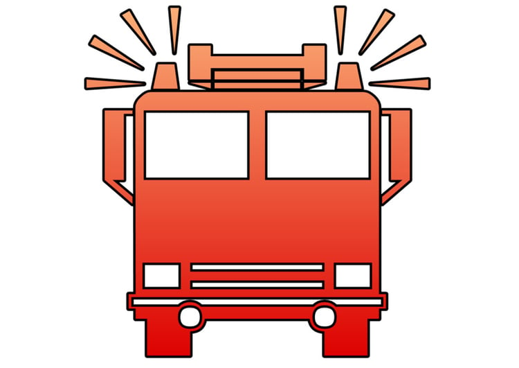 immagine camion dei pompieri