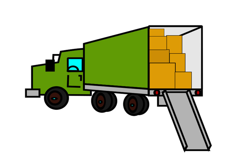 immagine camion pieno