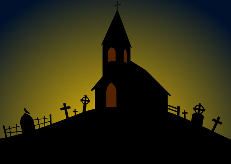 immagine chiesa Halloween