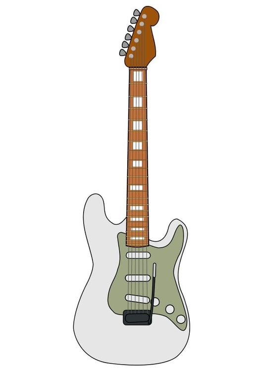 immagine chitarra elettrica Fender