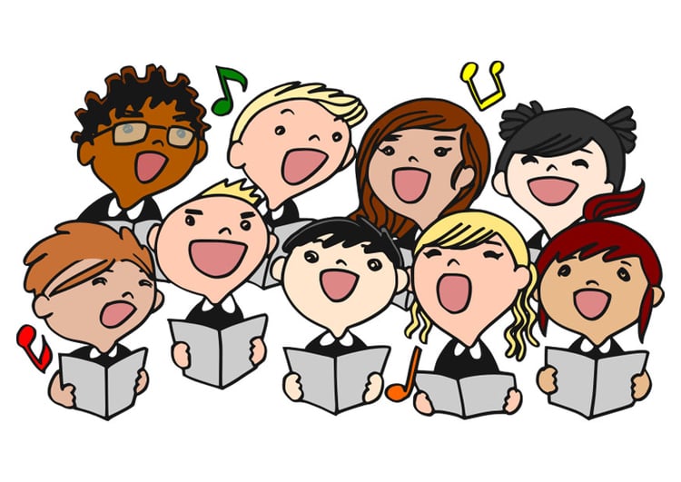 immagine coro di bambini