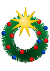 immagini corona di Natale