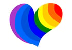 cuore arcobaleno