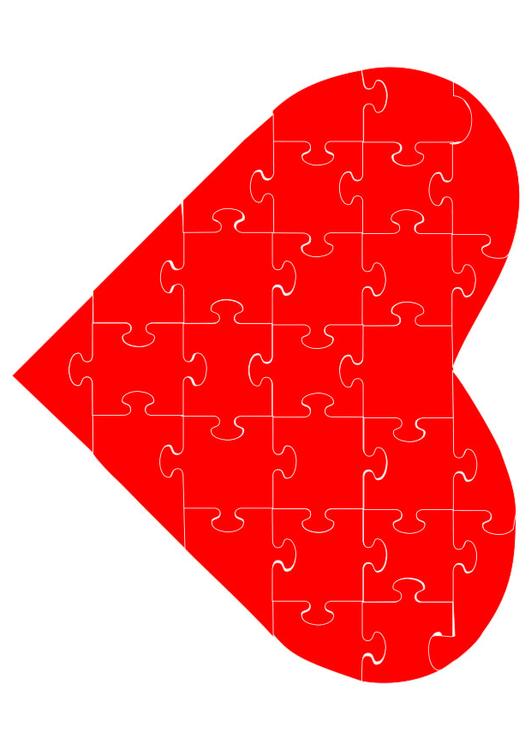 cuore puzzle