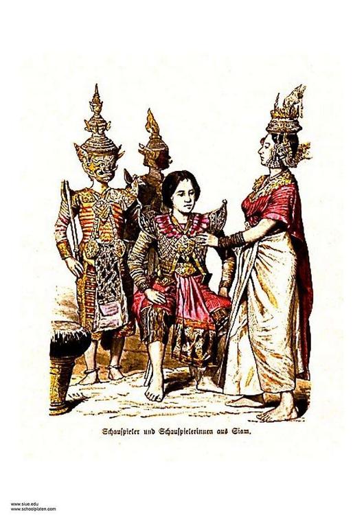 Danzatori Tailandesi 19esimo secolo