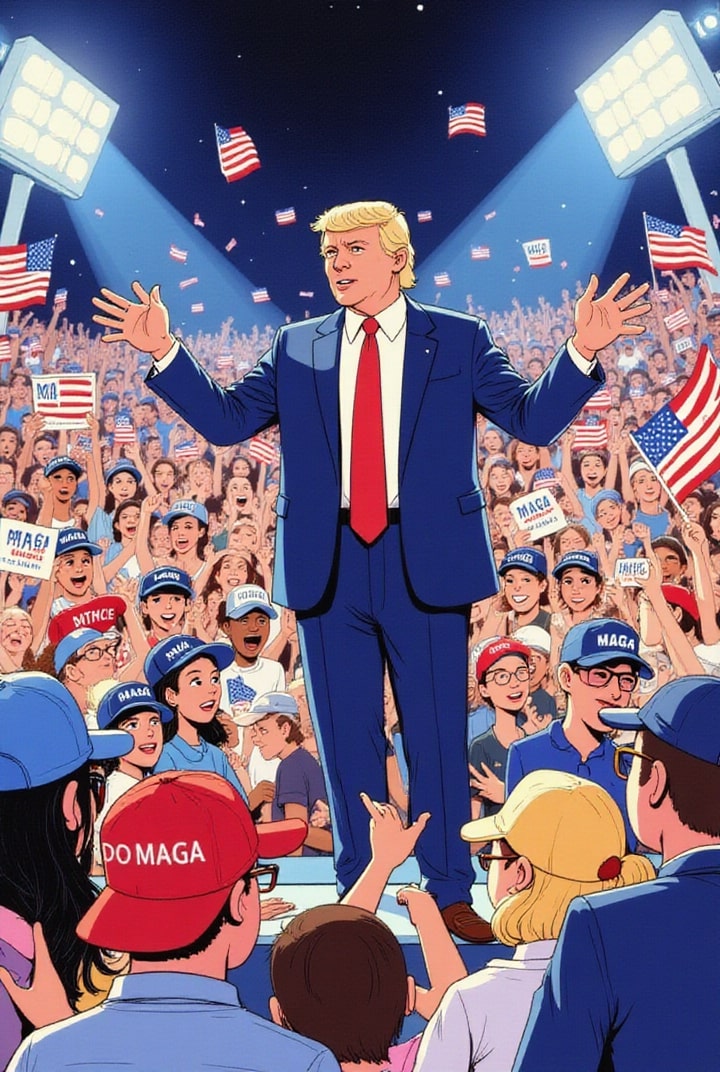 Donald Trump all&#39;incontro