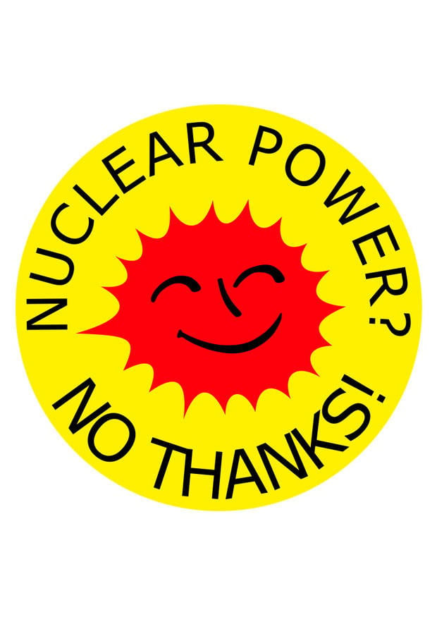 immagine energia nucleare, no grazie