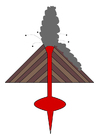 immagini eruzione di un vulcano