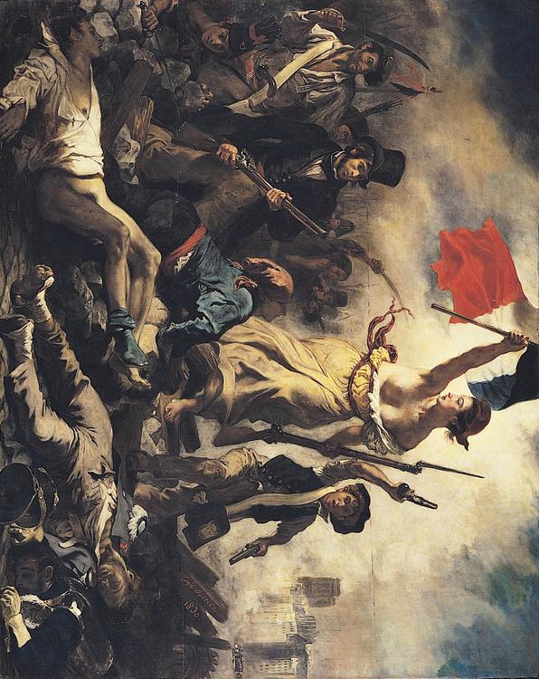 Eugene Delacroix - Liberty Leading the People - Rivoluzione francese