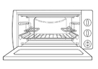 Disegno da colorare forno