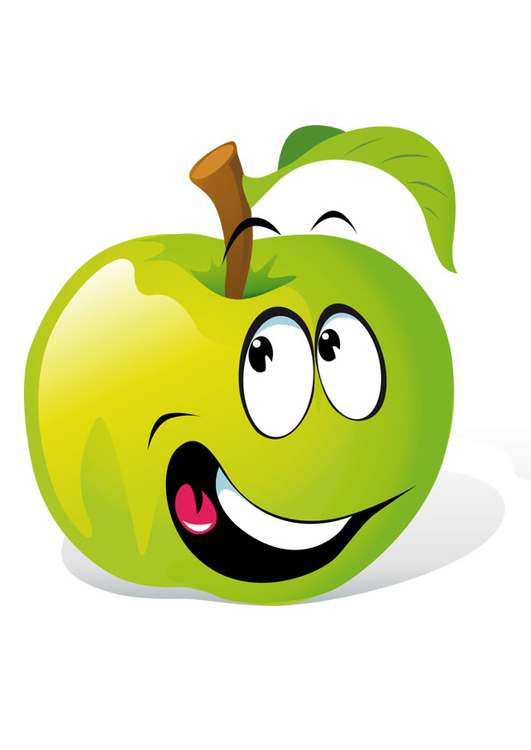 immagine frutta - mela verde