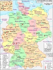 immagini Germania - mappa politica 2007