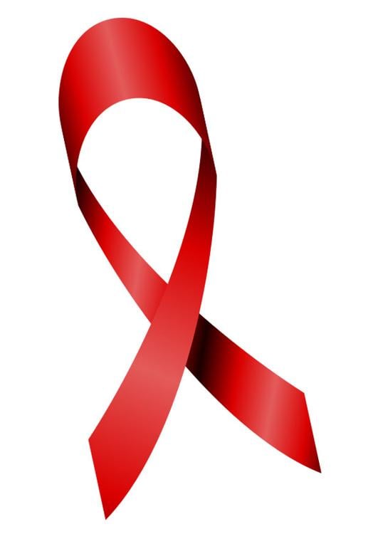 giorno del AIDS - nastrino rosso